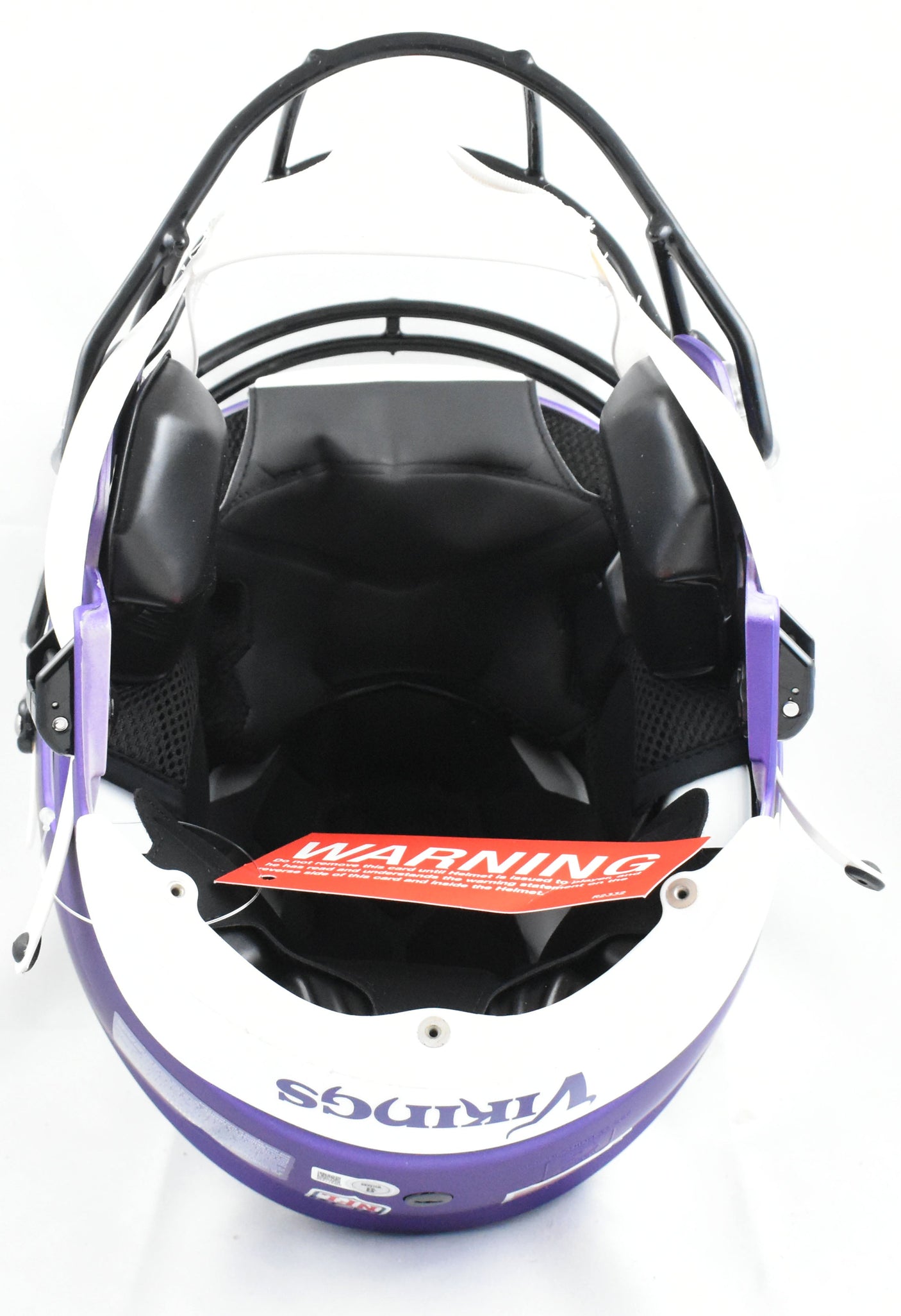 Randy Moss Autographed Vikings F/S Speed Flex Helmet - Beckett W Hologram