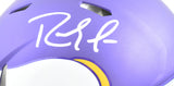 Randy Moss Autographed Vikings F/S Tribute Speed Authentic Helmet-Beckett W Holo