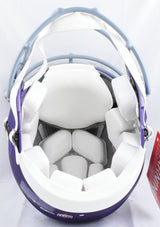 Randy Moss Autographed Vikings F/S Tribute Speed Authentic Helmet-Beckett W Holo