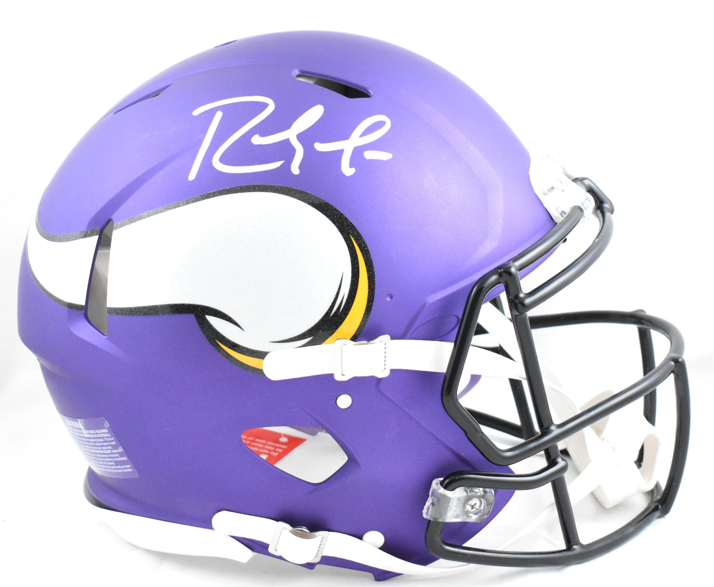 Randy Moss Autographed Vikings F/S Speed Authentic Helmet - Beckett W Hologram