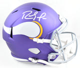 Randy Moss Autographed Vikings F/S Tribute Speed Helmet - Beckett W Hologram