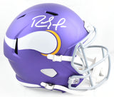 Randy Moss Autographed Vikings F/S Tribute Speed Helmet - Beckett W Hologram