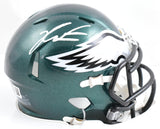 Jalen Carter Autographed Philadelphia Eagles Speed Mini Helmet - Beckett W Holo