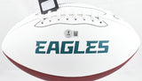 (6) Multi Player Signed Autographed Eagles Logo Football - Beckett W Hologram