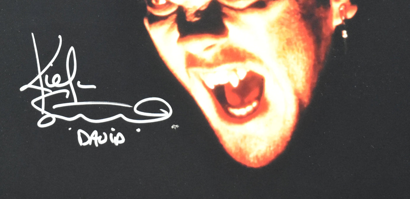 Kiefer Sutherland Autographed 11x14 Lost Boys Photo w/David - Beckett W Hologram