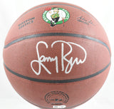 Larry Bird Autographed NBA Wilson Celtics Logo Basketball - Beckett W Hologram