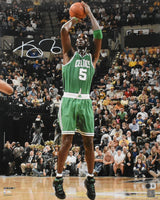 Kevin Garnett Autographed Boston Celtics 16x20 Jump Shot Photo - Beckett W Holo