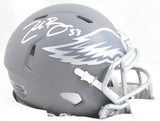 Zack Baun Autographed Eagles Slate Speed Mini Helmet - Beckett W Hologram *White