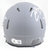 Zack Baun Autographed Eagles Slate Speed Mini Helmet - Beckett W Hologram *White