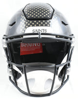 Alvin Kamara Autographed Saints F/S Alt 22 Speed Flex Helmet-Beckett W Hologram