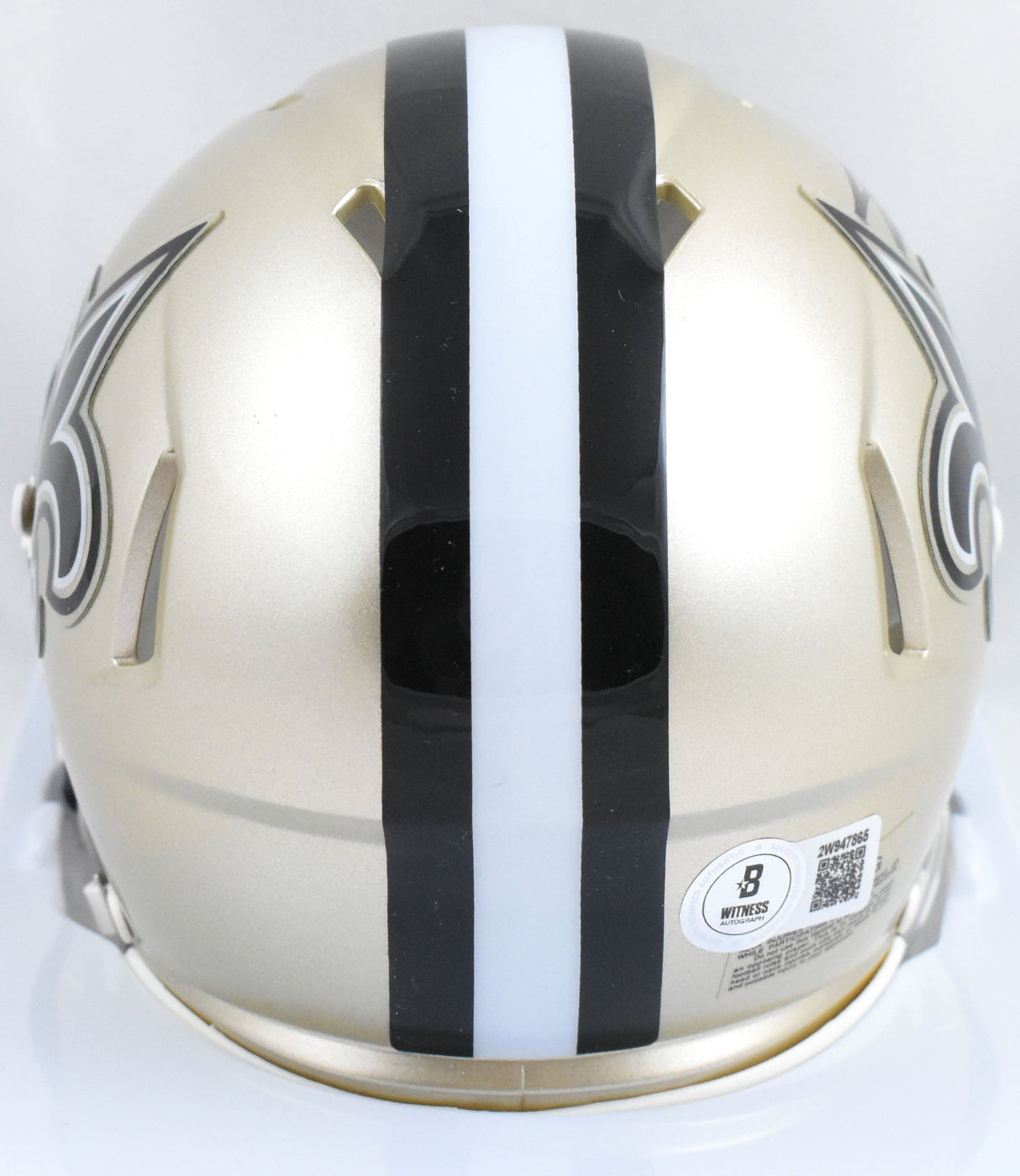 Alvin Kamara Autographed New Orleans Saints Speed Mini Helmet-Beckett W Hologram