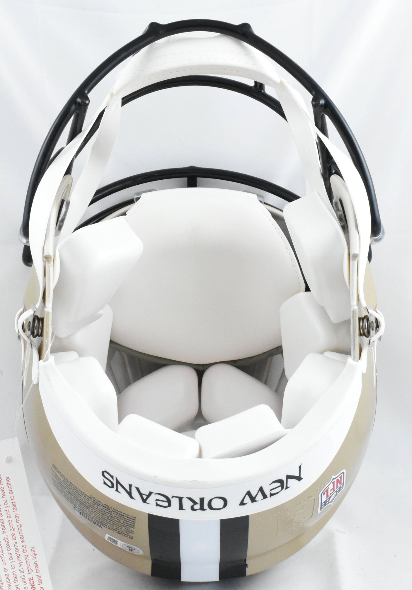 Alvin Kamara Autographed Saints F/S Speed Authentic Helmet - Beckett W Hologram