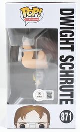Rainn Wilson Autographed Dwight Schrute Funko Pop #871 The Office - Beckett W