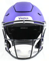 Aaron Jones Autographed Minnesota Vikings F/S Speed Flex Helmet - Beckett W Holo