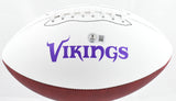 Aaron Jones Autographed Minnesota Vikings Logo Football - Beckett W Hologram