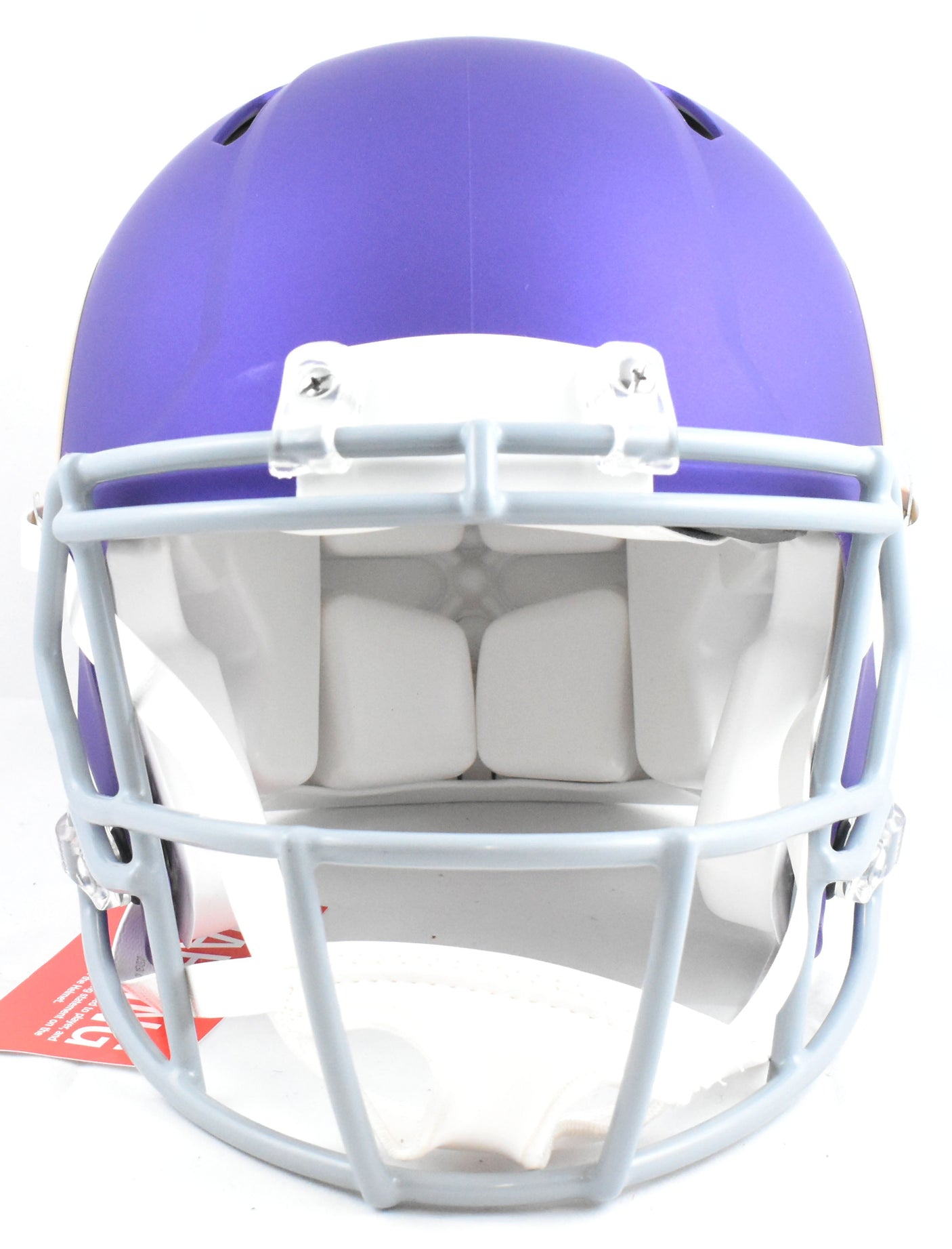 Aaron Jones Signed Vikings F/S Tribute Speed Authentic Helmet - Beckett W Holo