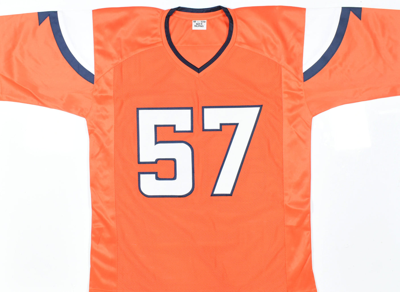 Dre Greenlaw Autographed Orange Pro Style Jersey - Beckett W Hologram *Black