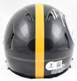 T.J. Watt Autographed Pittsburgh Steelers Speed Mini Helmet - Beckett W Hologram