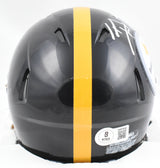 T.J. Watt Autographed Pittsburgh Steelers Speed Mini Helmet - Beckett W Hologram