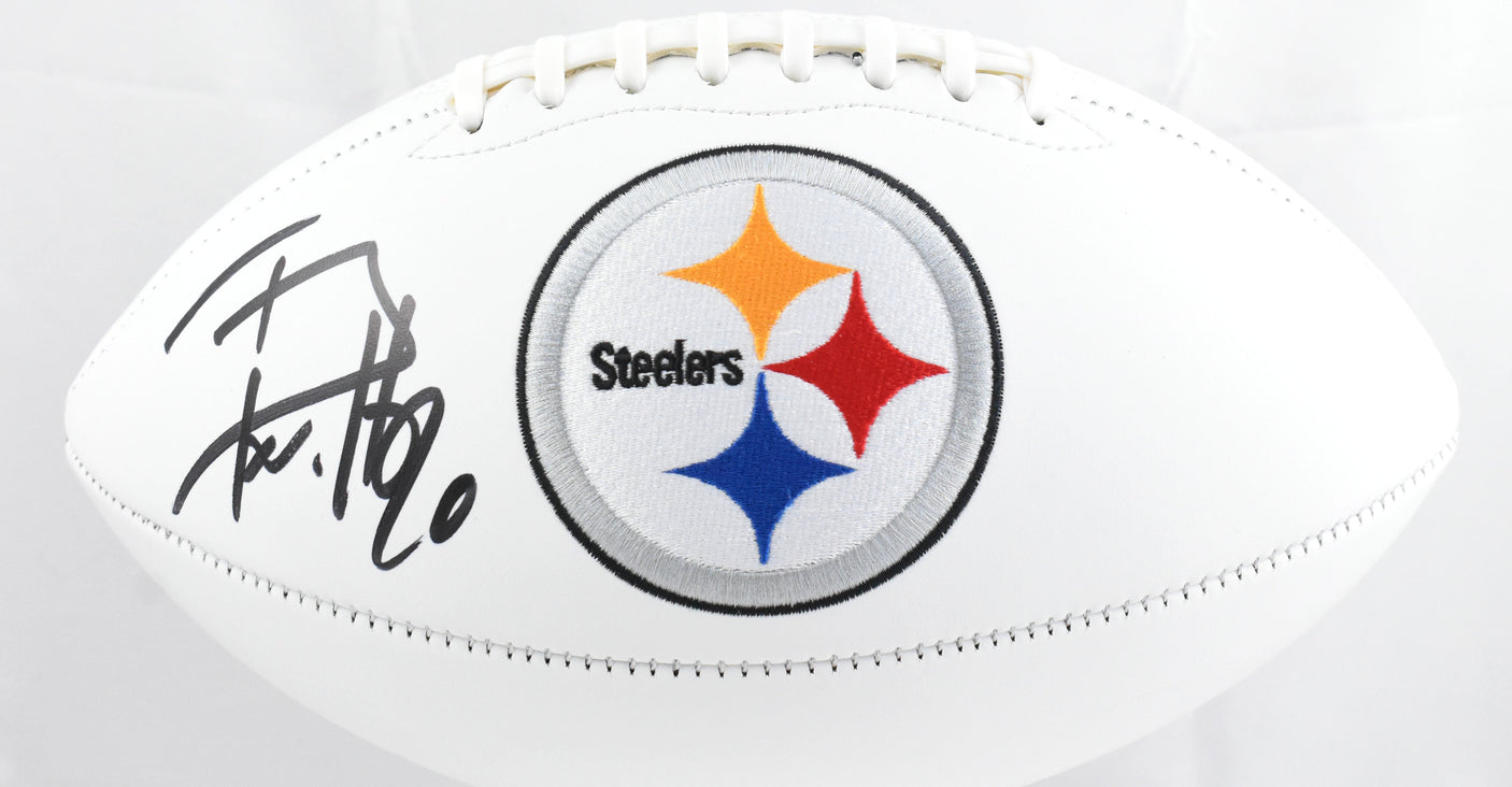 T.J. Watt Autographed Pittsburgh Steelers Logo Football - Beckett W Hologram
