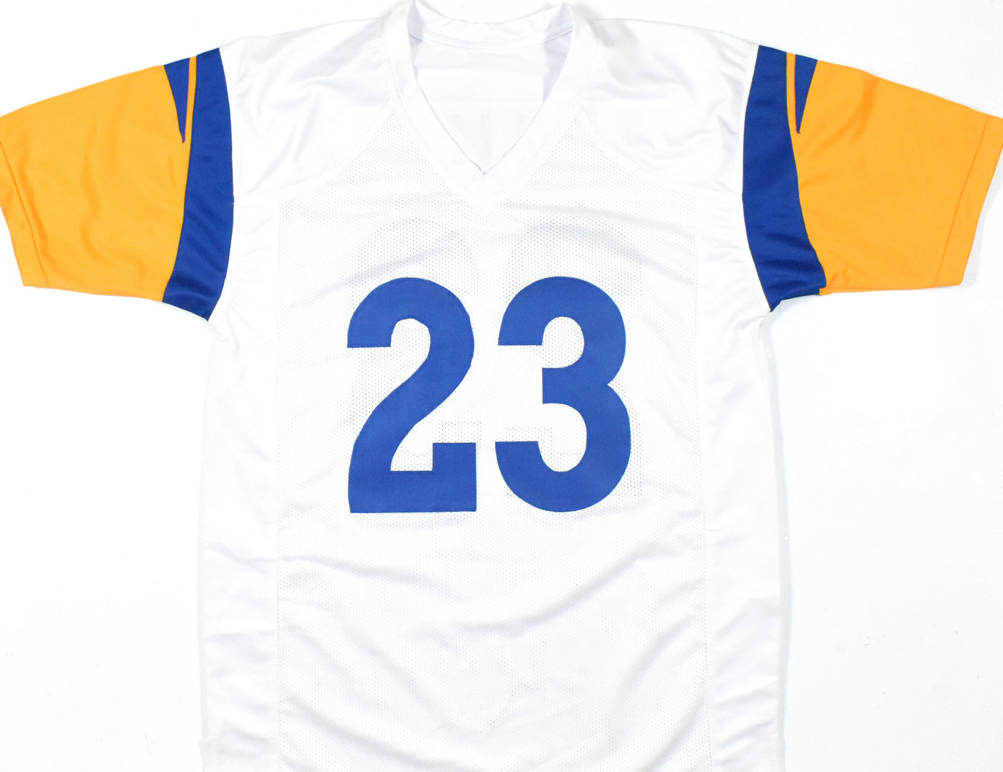 Kyren Williams Autographed White Pro Style Jersey - Beckett Hologram *Silver