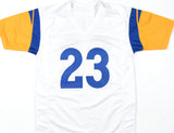 Kyren Williams Autographed White Pro Style Jersey - Beckett Hologram *Silver