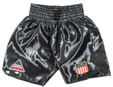 Mike Tyson Autographed Black Boxing Trunks - JSA W Hologram *Silver