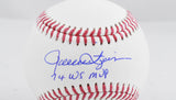 Rollie Fingers Autographed Rawlings OML Baseball 74 WS MVP-Beckett W Hologram
