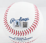 Rollie Fingers Autographed Rawlings OML Baseball 74 WS MVP-Beckett W Hologram