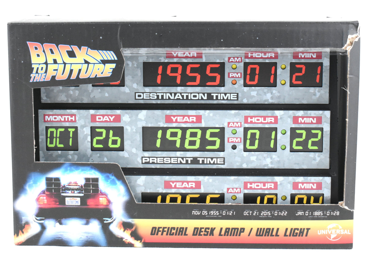 Michael J. Fox Signed Back to the Future Dashboard Desk Lamp- Beckett W Hologram