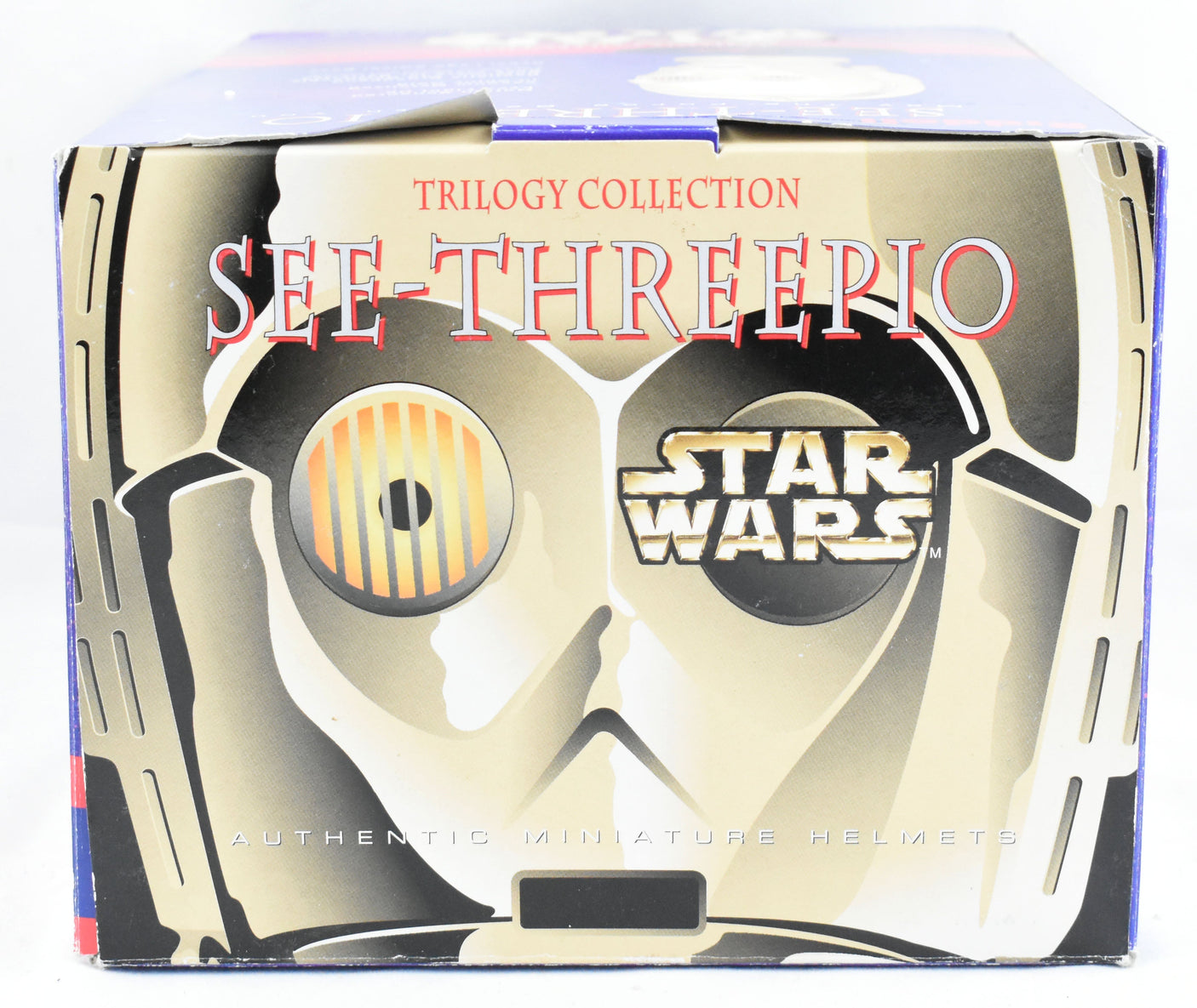 Anthony Daniels Autographed C-3PO Star Wars Miniature Helmet-Beckett W Hologram