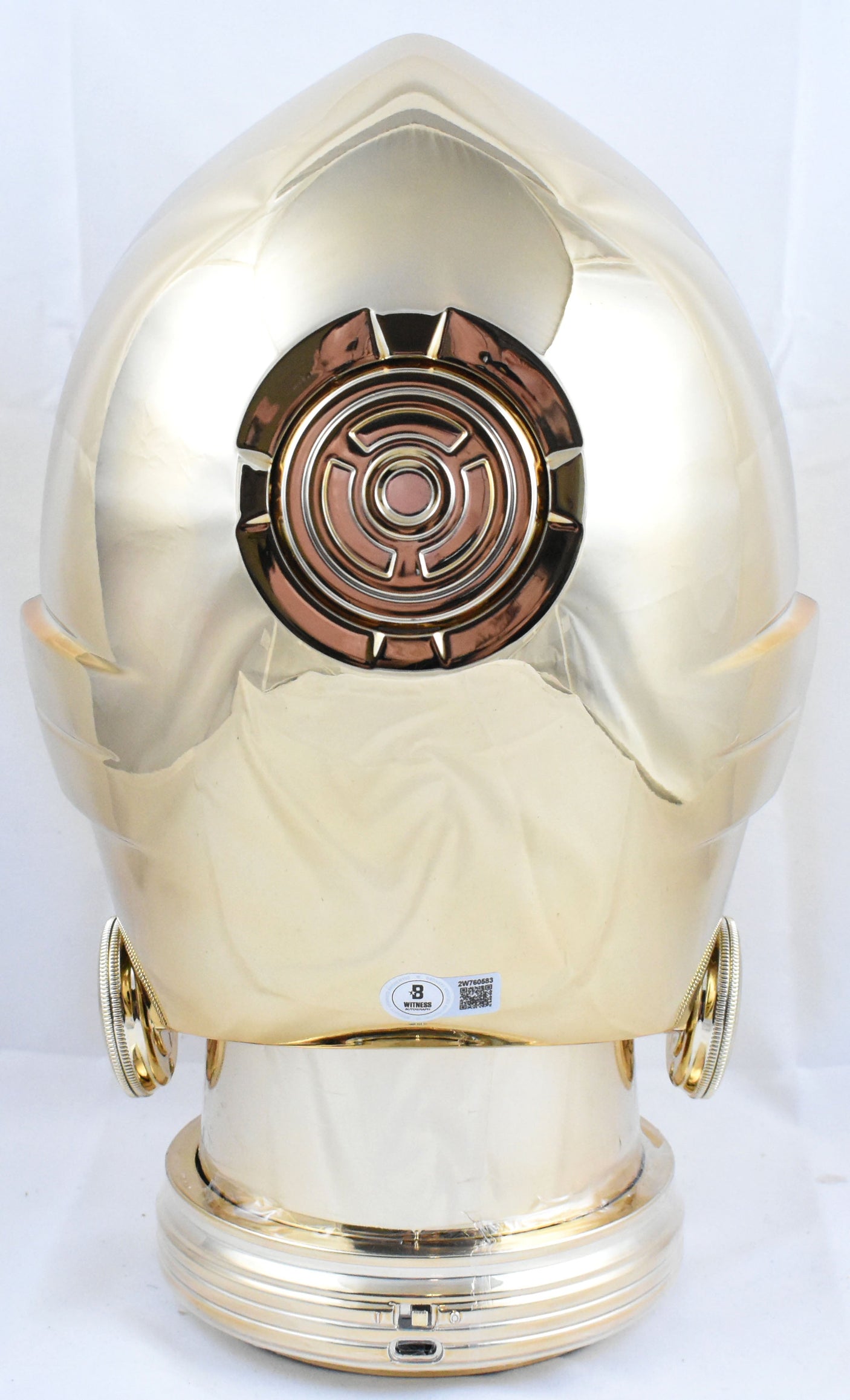 Anthony Daniels Autographed C-3PO Star Wars F/S Helmet Galactic Series-Beckett W