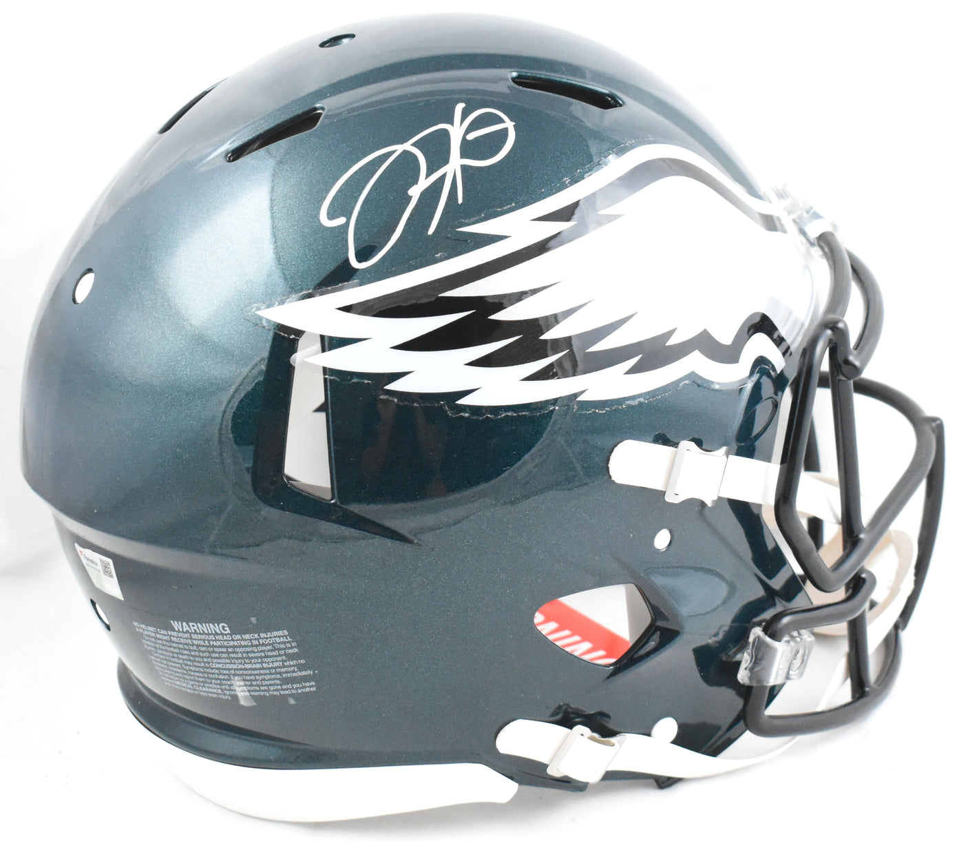 Jalen Hurts Autographed Philadelphia Eagles F/S Speed Authentic Helmet- Fanatics