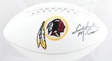 Colt McCoy Autographed Washington Redskins Logo Football - Beckett W Hologram