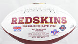 Colt McCoy Autographed Washington Redskins Logo Football - Beckett W Hologram