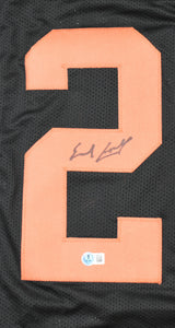 Earl Campbell Autographed Black College Style - Beckett W Hologram