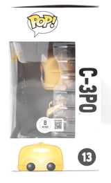 Anthony Daniels Autographed C-3PO Funko Pop #13 Star Wars - Beckett W Hologram