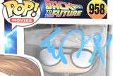 Michael J. Fox Autographed Marty Glasses Funko Pop #958 BTTF- Beckett W Hologram