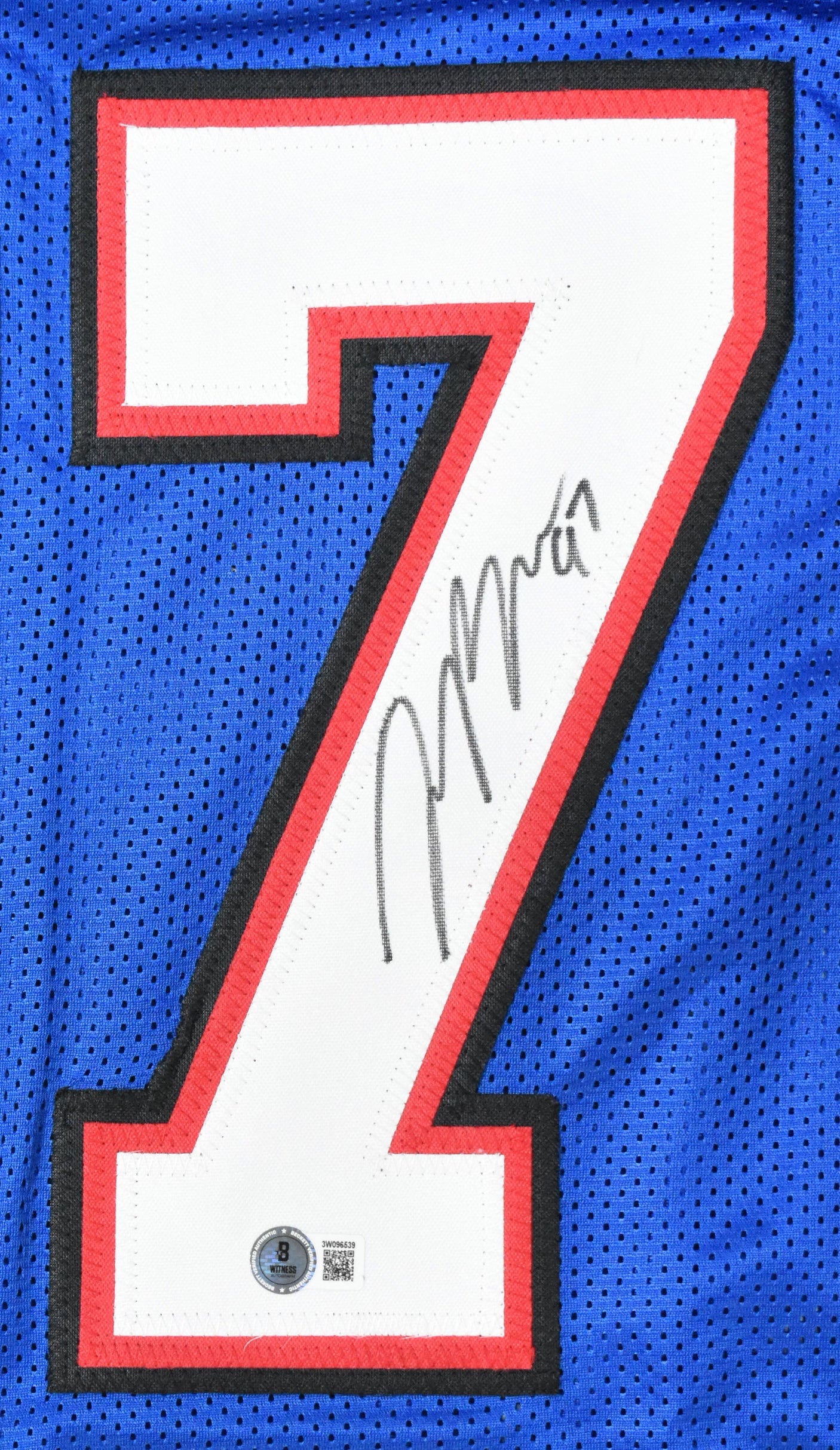 Joey Bosa Autographed Blue Pro Style Jersey - Beckett W Hologram *Black