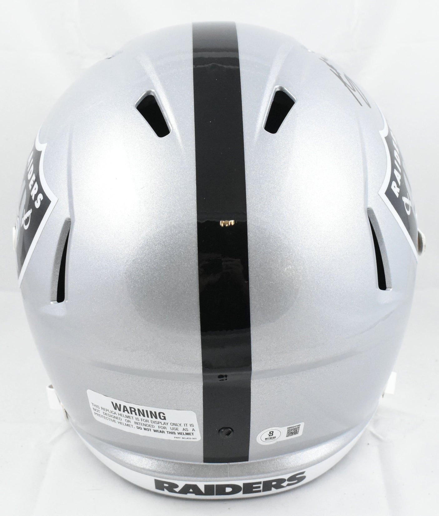 Ashton Jeanty Autographed Las Vegas Raiders F/S Speed Helmet- Beckett W Hologram