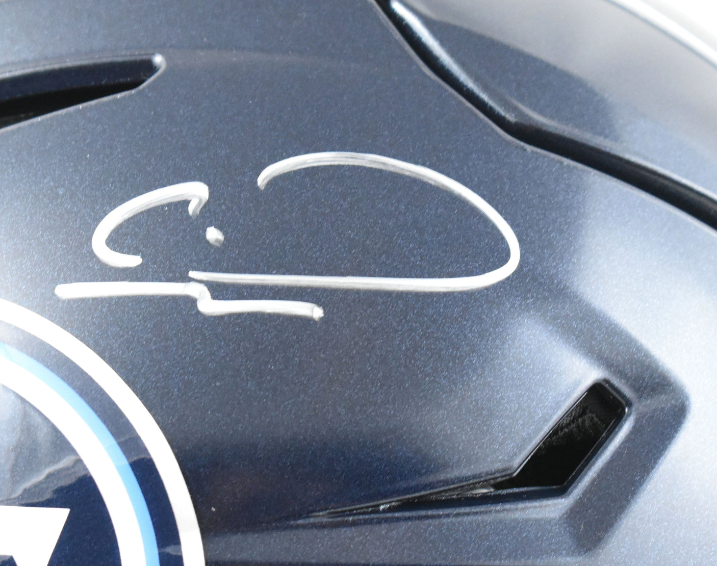 Calvin Ridley Autographed Tennesse Titans F/S Speed Flex Helmet - Beckett W Holo