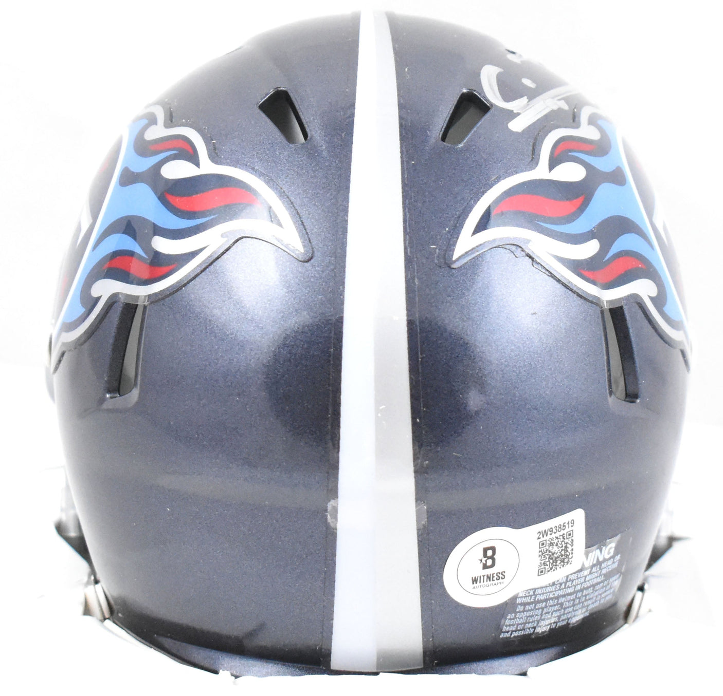Calvin Ridley Autographed Tennessee Titans Speed Mini Helmet- Beckett W Hologram