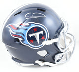 Calvin Ridley Autographed Tennesse Titans F/S Speed Helmet - Beckett W Hologram