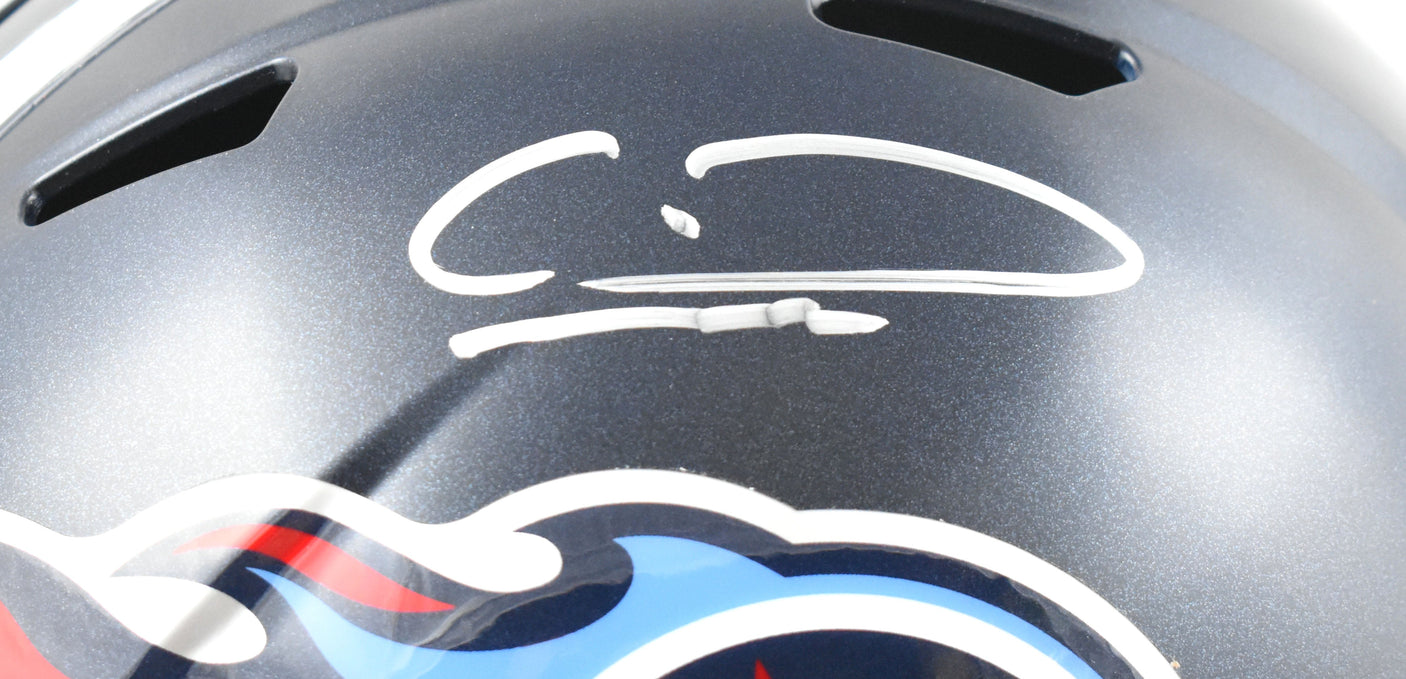 Calvin Ridley Autographed Tennesse Titans F/S Speed Helmet - Beckett W Hologram