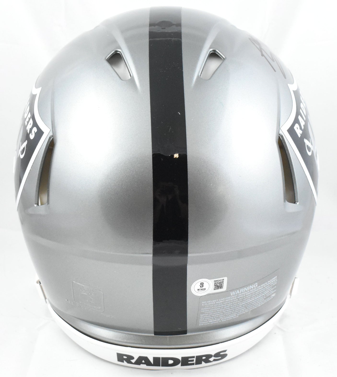 Ashton Jeanty Signed Raiders F/S Flash Speed Authentic Helmet-Beckett W Hologram