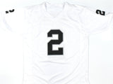 Ashton Jeanty Autographed White Pro Style Jersey - Beckett W Hologram *Silver