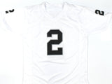 Ashton Jeanty Autographed White Pro Style Jersey - Beckett W Hologram *Silver