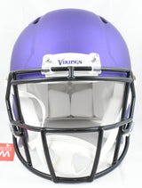 Justin Jefferson Signed Vikings F/S Speed Authentic Helmet-Beckett W Holo*Silver