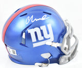 Abdul Carter Autographed New York Giants Speed Mini Helmet - Beckett W Hologram