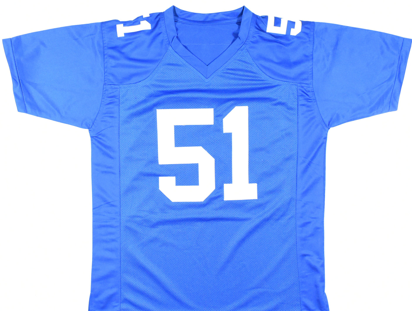 Abdul Carter Autographed Blue Pro Style Jersey - Beckett W Hologram